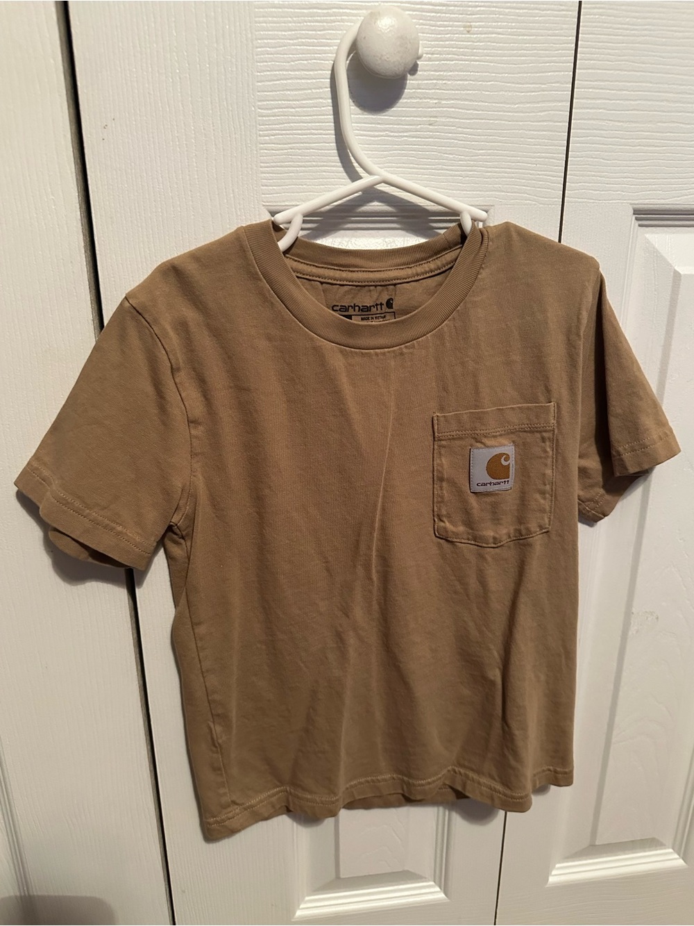 Carhartt Short-Sleeve Pocket Tee in Tan